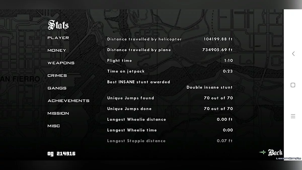 GTA SA Android Save By Bunik v2 - Сохрание на 100% / GTA San Andreas (iOS, Android)