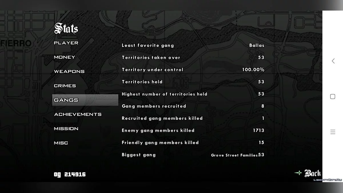 GTA SA Android Save By Bunik v2 - Сохрание на 100% / GTA San Andreas (iOS, Android)