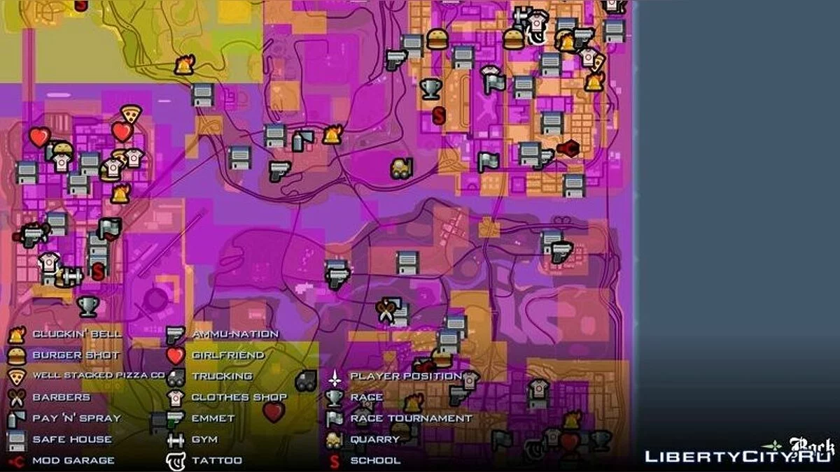 100% пройдено (Король Сан-Андреас), гангстерские войны / GTA San Andreas (iOS, Android)