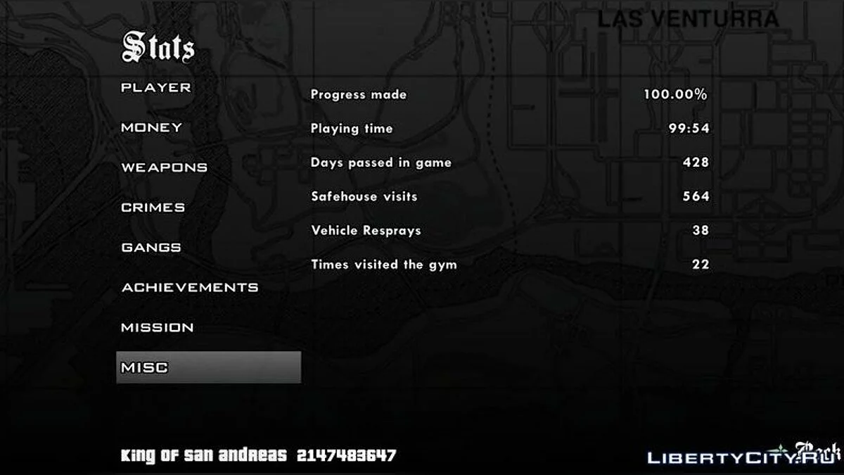 100% пройдено (Король Сан-Андреас), гангстерские войны / GTA San Andreas (iOS, Android)