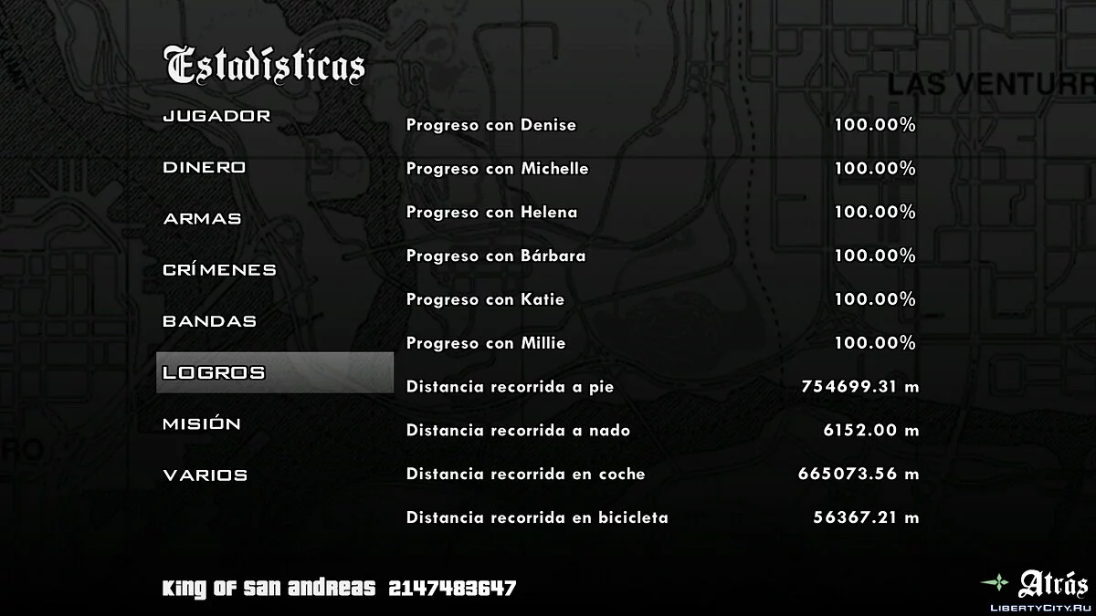 100% Savegame Criminal Rank King Of San Andreas + Gang Wars + Riots of Santo Best 2021 / GTA San Andreas (iOS, Android)