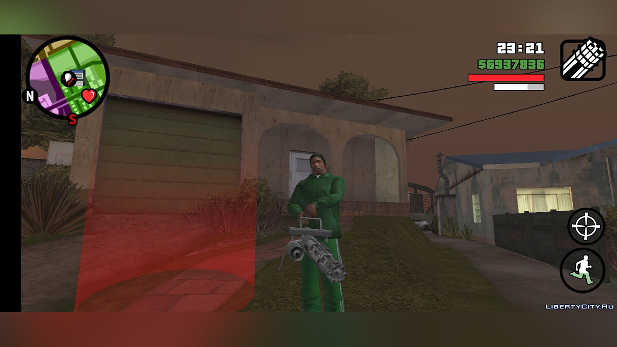 Замена GTASAsf1.b в GTA San Andreas (iOS, Android) (4 файла)