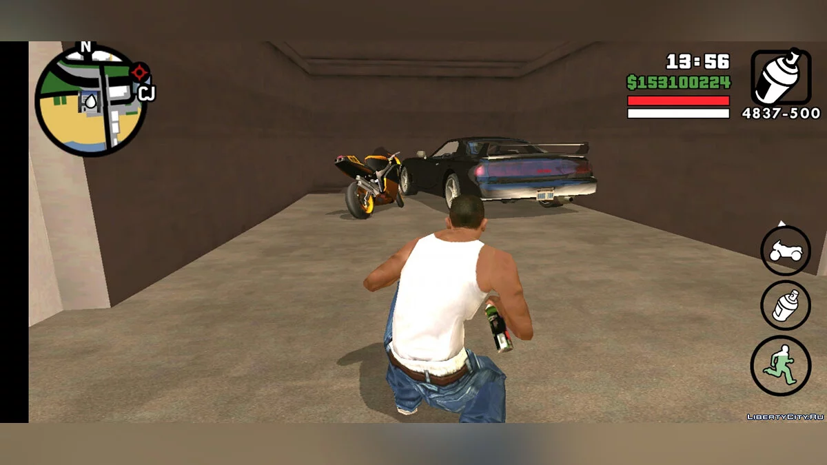 Удобное сохранение для начала игры / GTA San Andreas (iOS, Android)