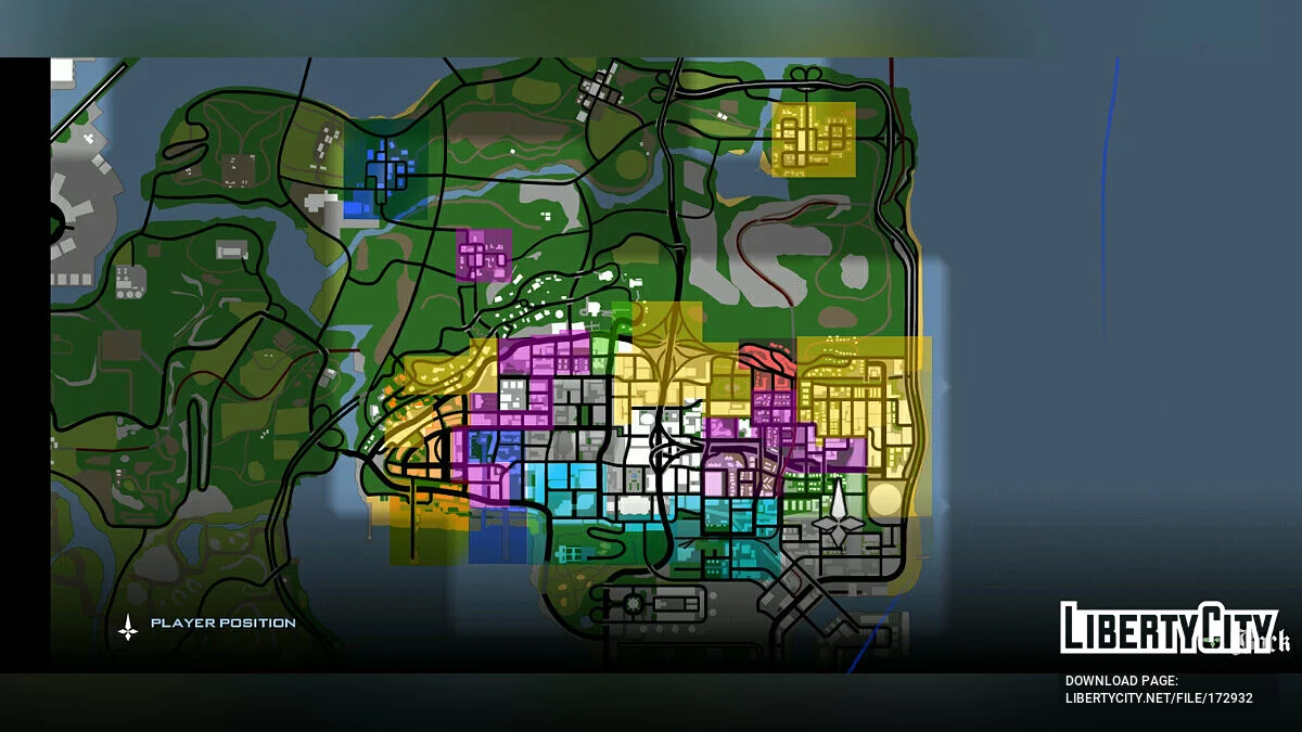 Стартовое сохранение с бандитскими территориями / GTA San Andreas (iOS, Android)