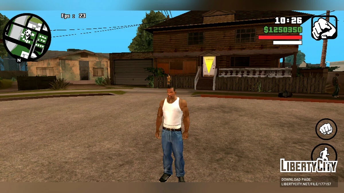 Сохранение с крутым стартом / GTA San Andreas (iOS, Android)