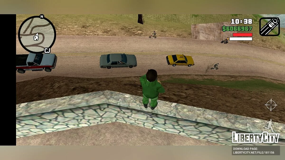 Стартовая читерское сохранение с секретами в гараже (Санта-Мария) / GTA San Andreas (iOS, Android)