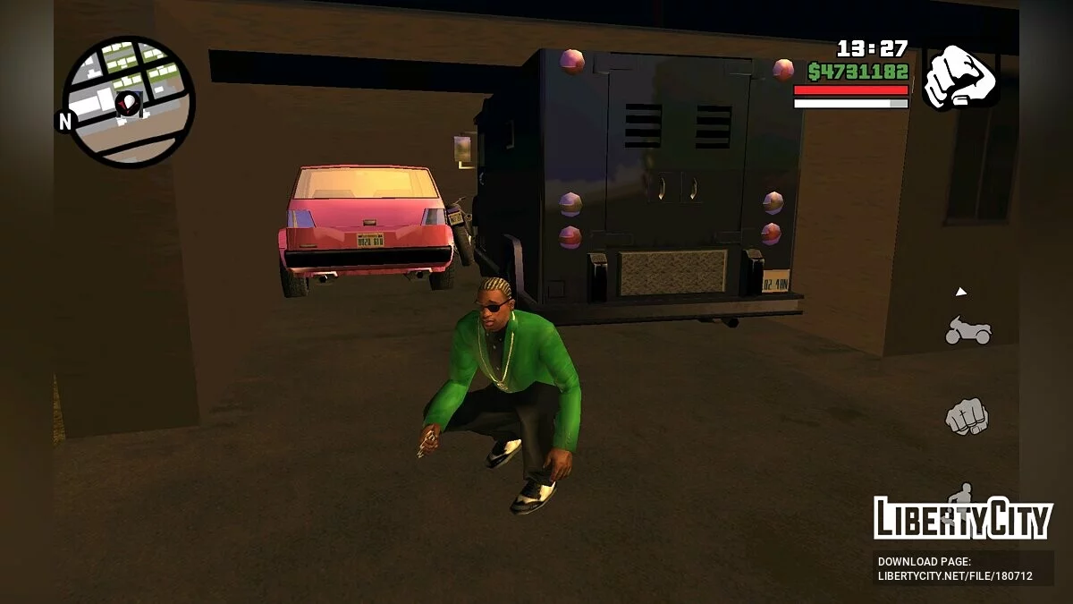 Сохранение 100% с уникальным транспортом / GTA San Andreas (iOS, Android)