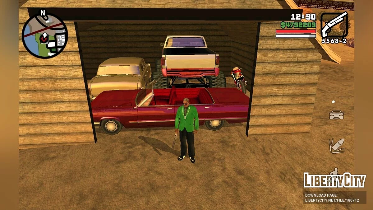 Сохранение 100% с уникальным транспортом / GTA San Andreas (iOS, Android)