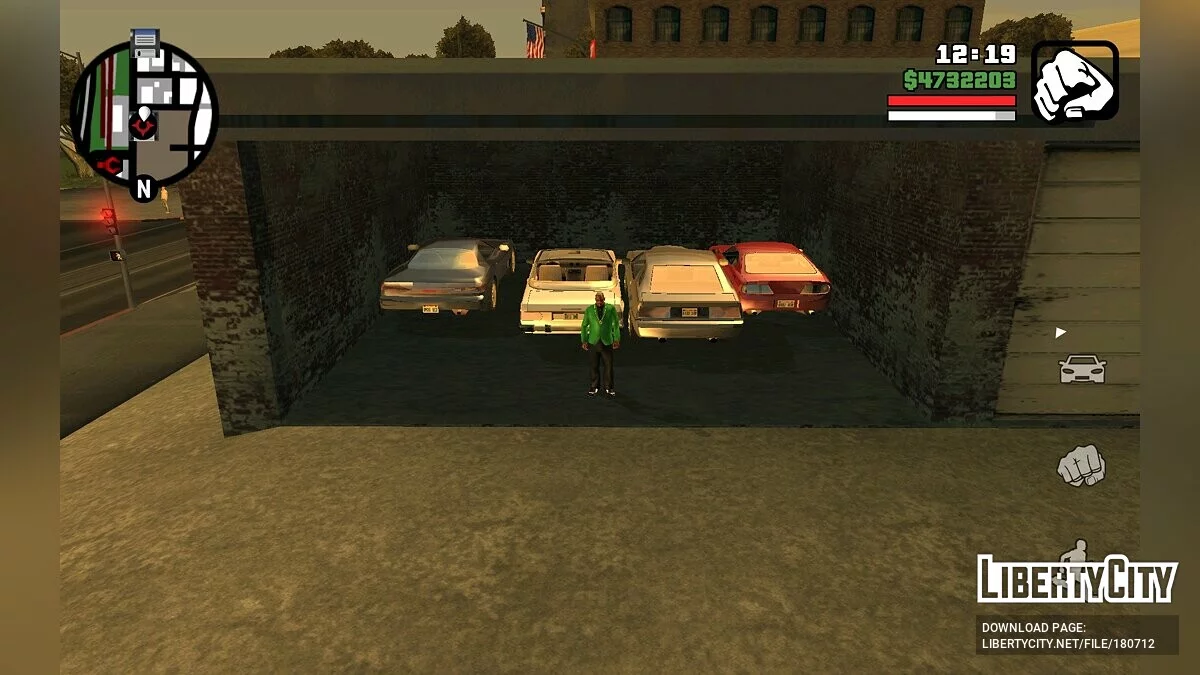Сохранение 100% с уникальным транспортом / GTA San Andreas (iOS, Android)