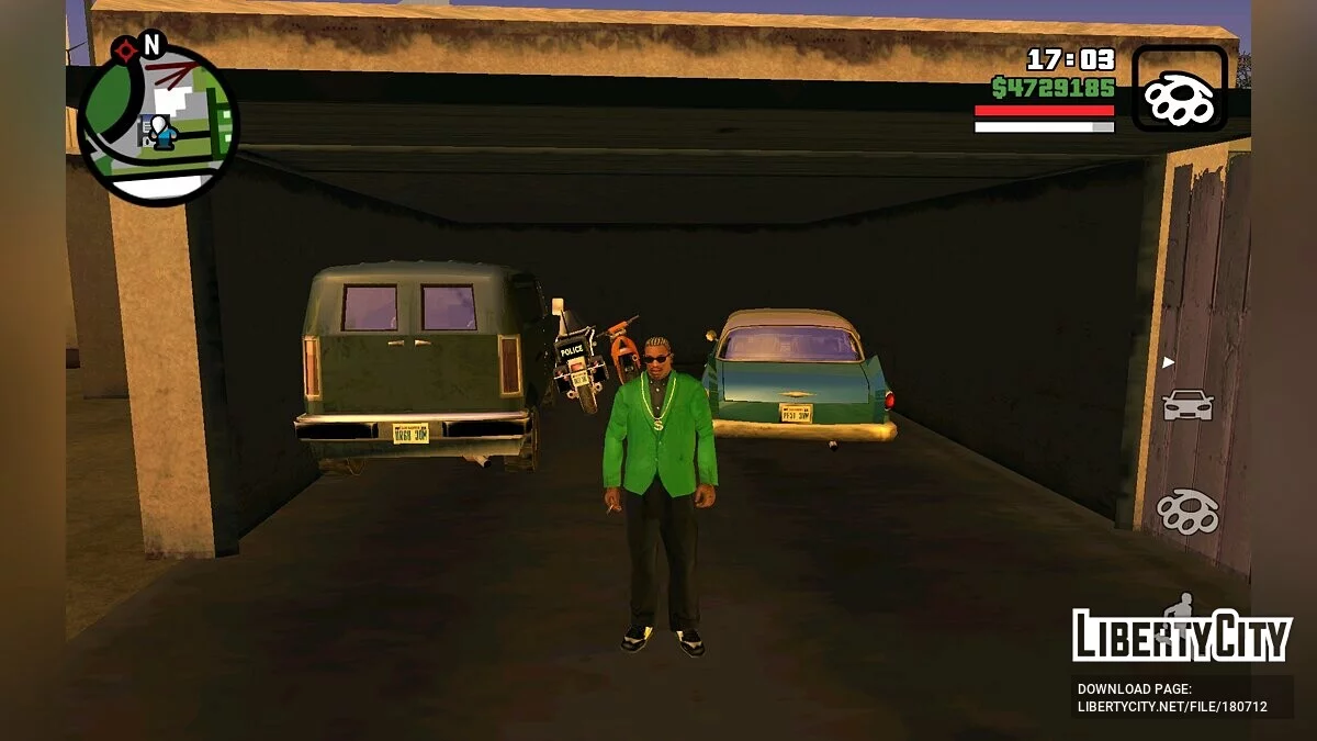 Сохранение 100% с уникальным транспортом / GTA San Andreas (iOS, Android)