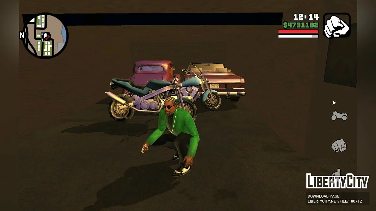 Сохранение 100% с уникальным транспортом / GTA San Andreas (iOS, Android)