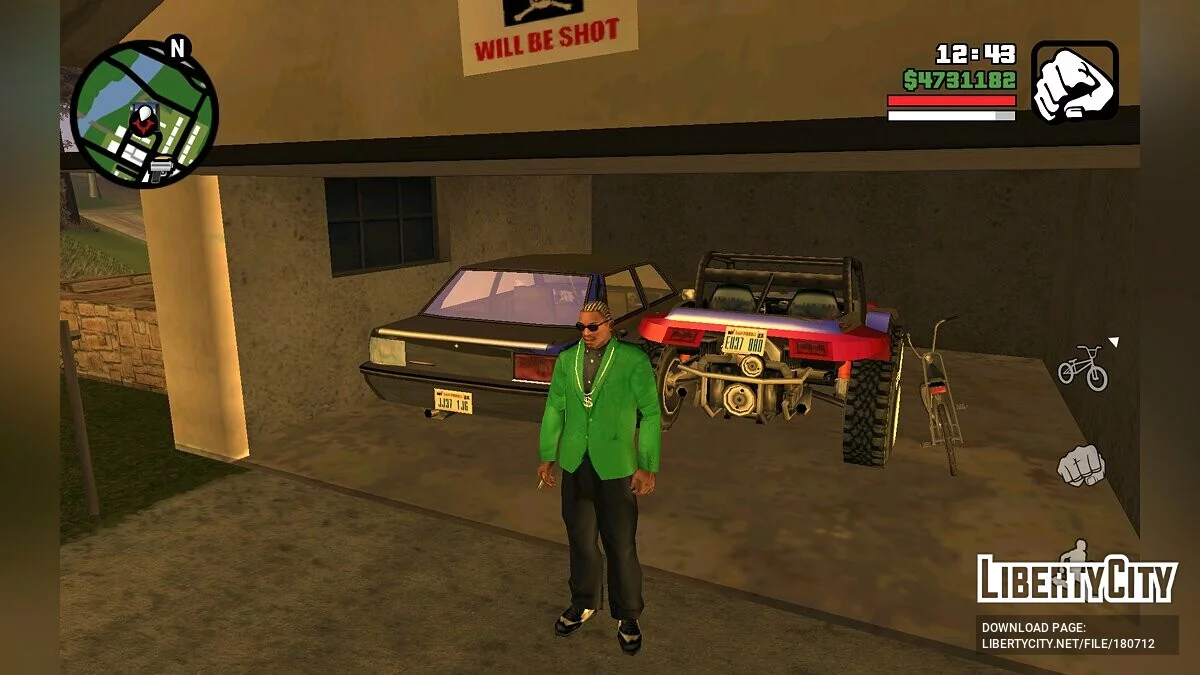 Сохранение 100% с уникальным транспортом / GTA San Andreas (iOS, Android)