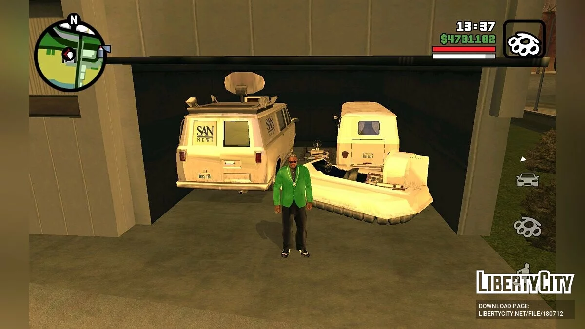Сохранение 100% с уникальным транспортом / GTA San Andreas (iOS, Android)