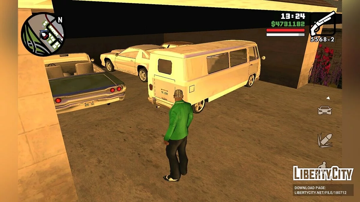 Сохранение 100% с уникальным транспортом / GTA San Andreas (iOS, Android)