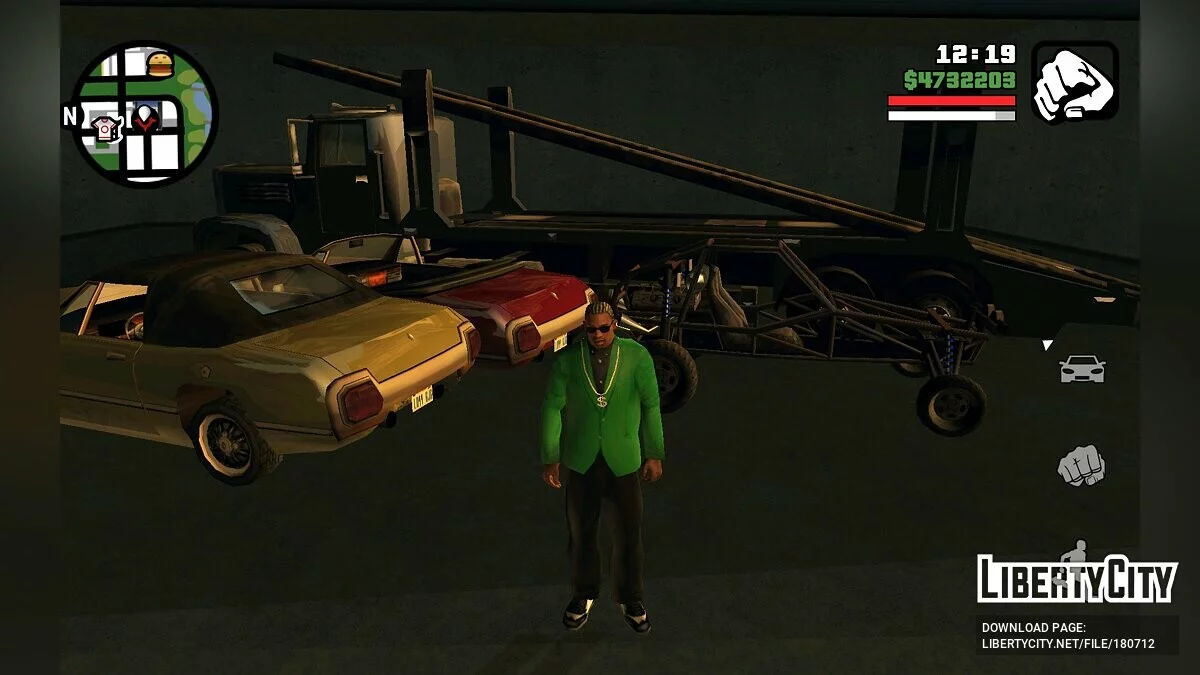Сохранение 100% с уникальным транспортом / GTA San Andreas (iOS, Android)