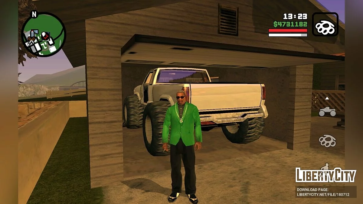 Сохранение 100% с уникальным транспортом / GTA San Andreas (iOS, Android)
