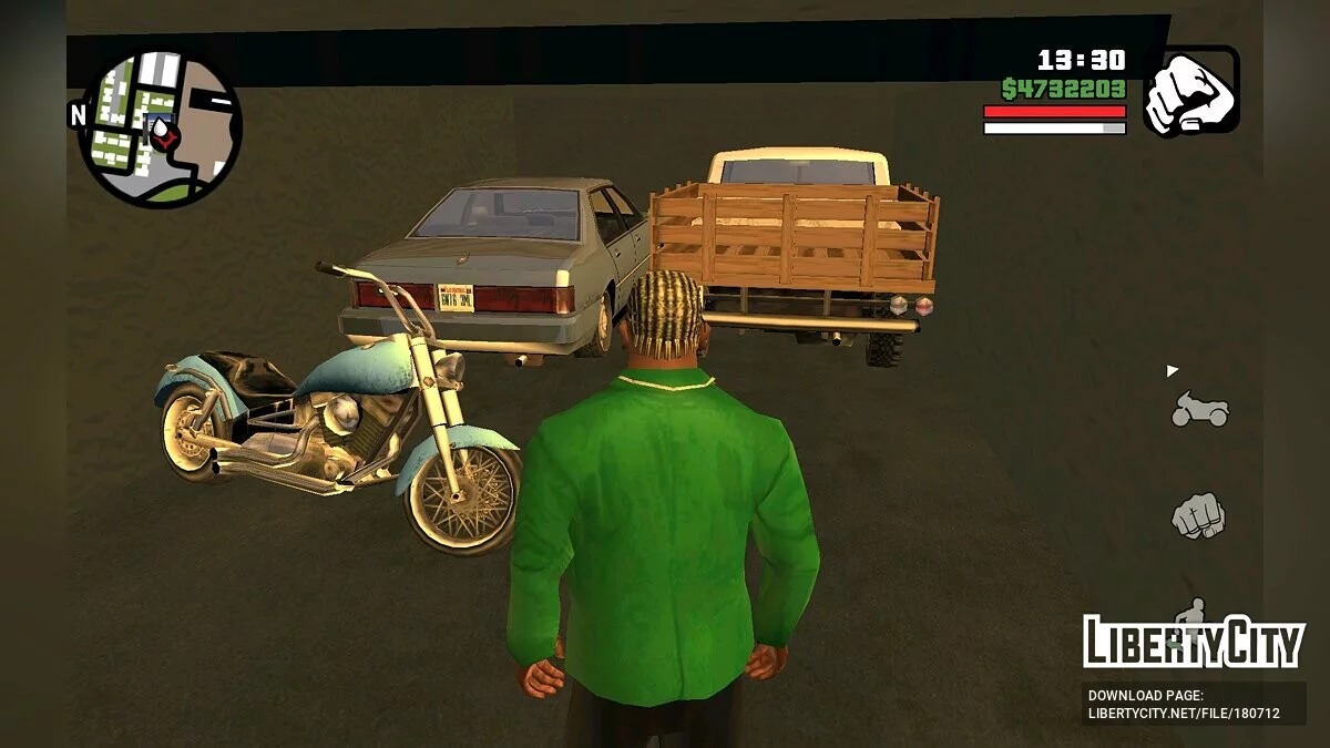 Сохранение 100% с уникальным транспортом / GTA San Andreas (iOS, Android)