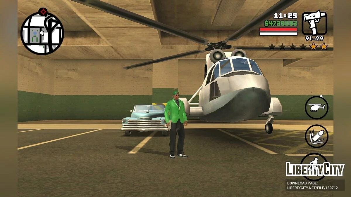 Сохранение 100% с уникальным транспортом / GTA San Andreas (iOS, Android)