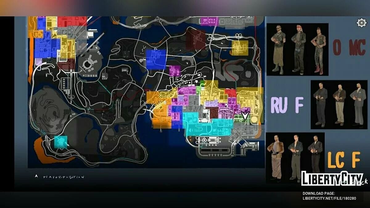 Стартовое сохранение с бандами / GTA San Andreas (iOS, Android)