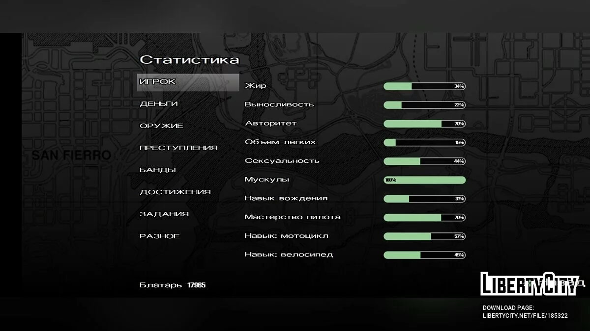 Сохранения от ph0nkezz (ph0nkBlack) / GTA San Andreas (iOS, Android)