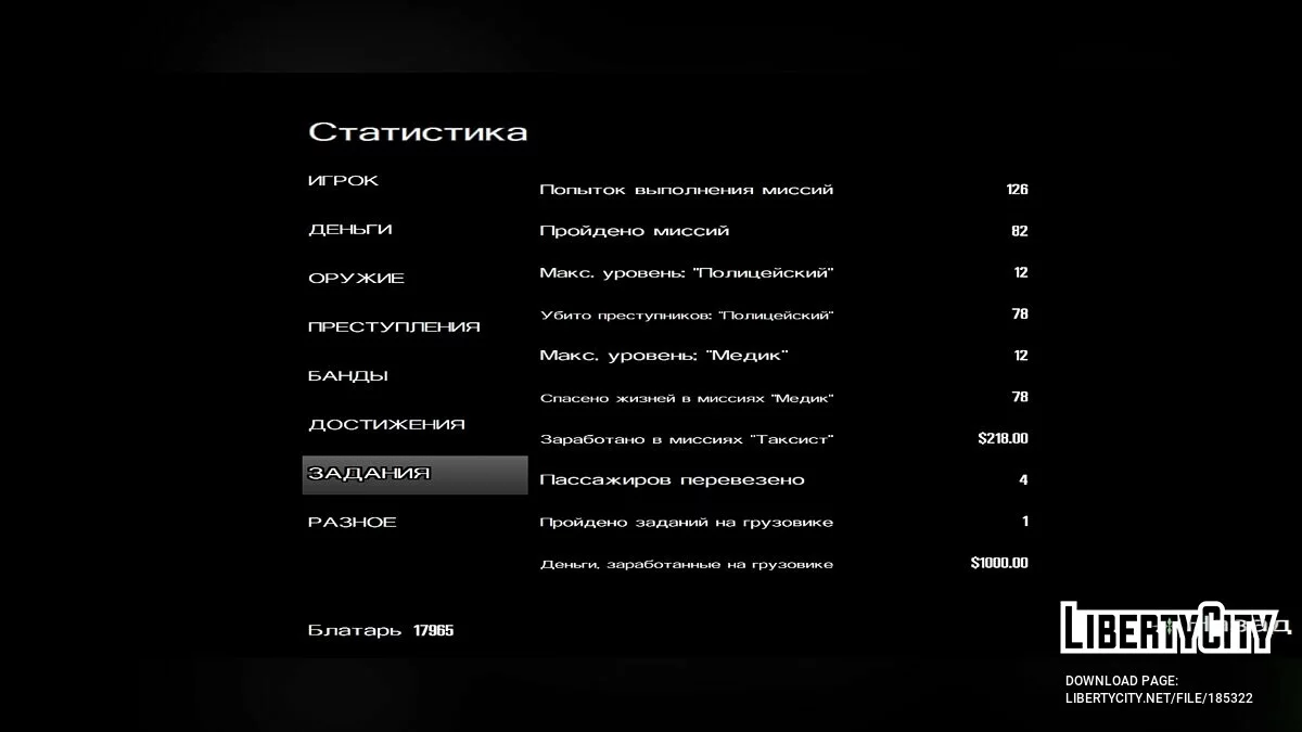 Сохранения от ph0nkezz (ph0nkBlack) / GTA San Andreas (iOS, Android)