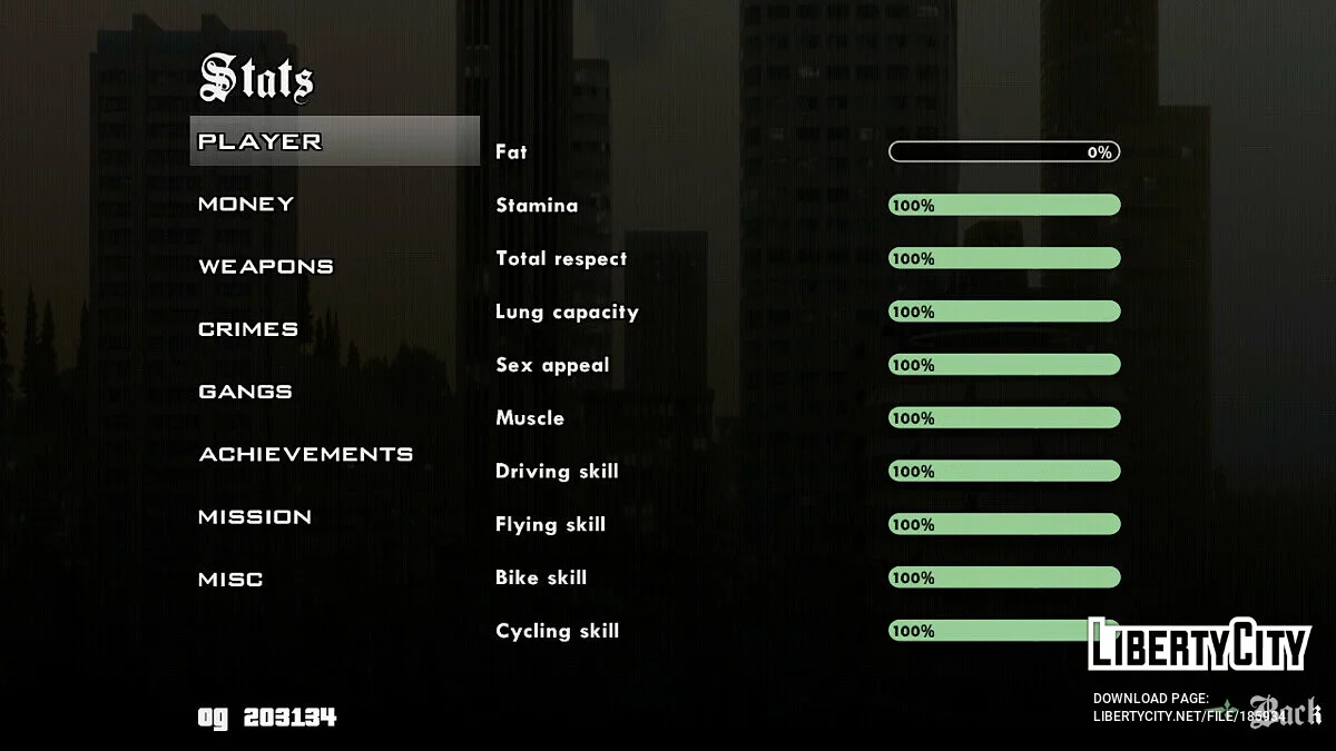 Сохранение на 87.17% + миссия End Of The Line / GTA San Andreas (iOS, Android)