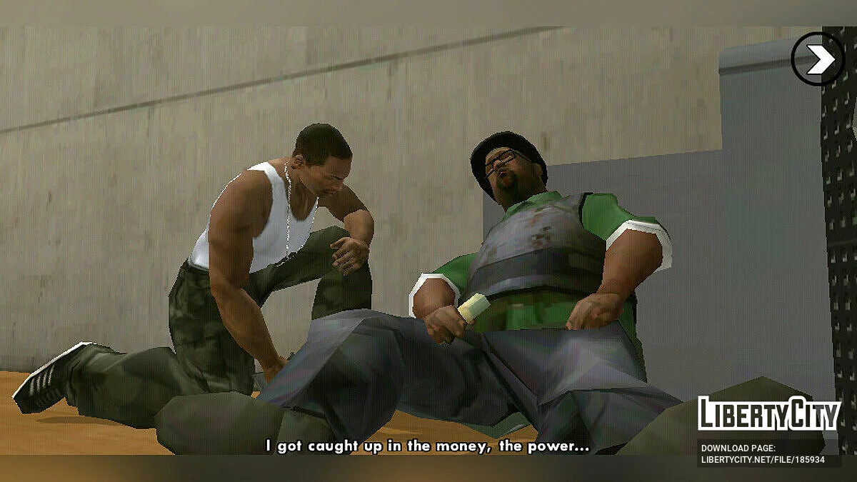 Сохранение на 87.17% + миссия End Of The Line / GTA San Andreas (iOS, Android)