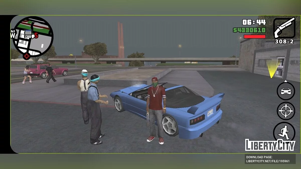 Сохранение в середине игры с редким транспортом / GTA San Andreas (iOS, Android)