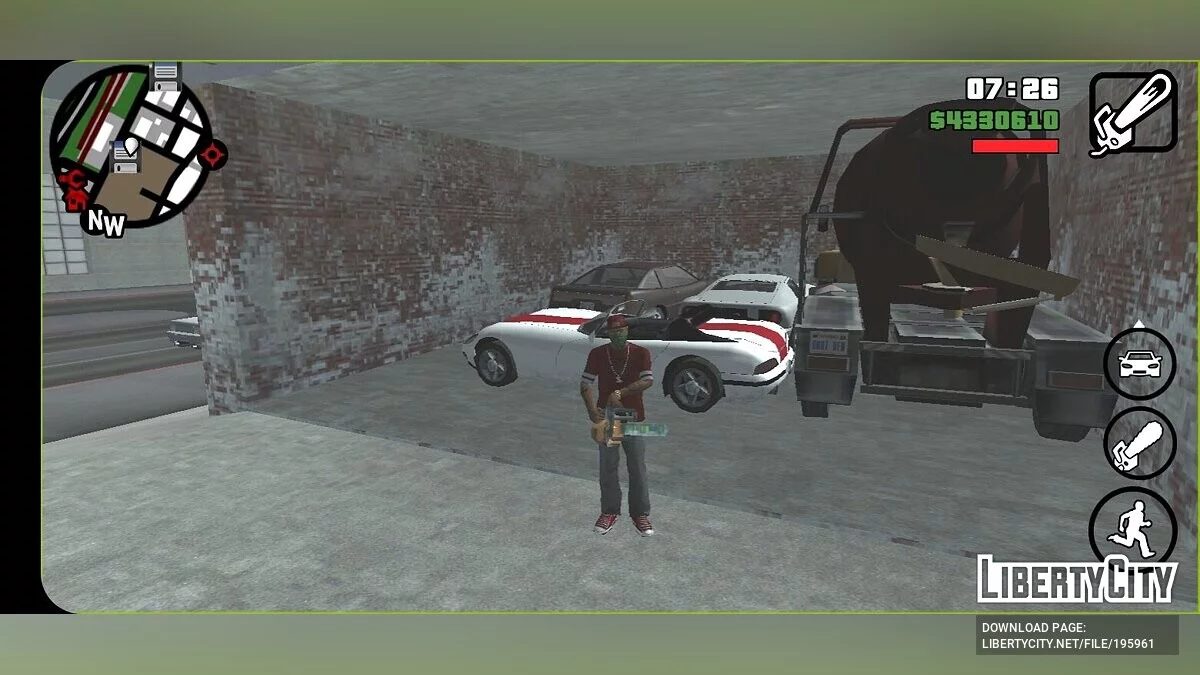Сохранение в середине игры с редким транспортом / GTA San Andreas (iOS, Android)