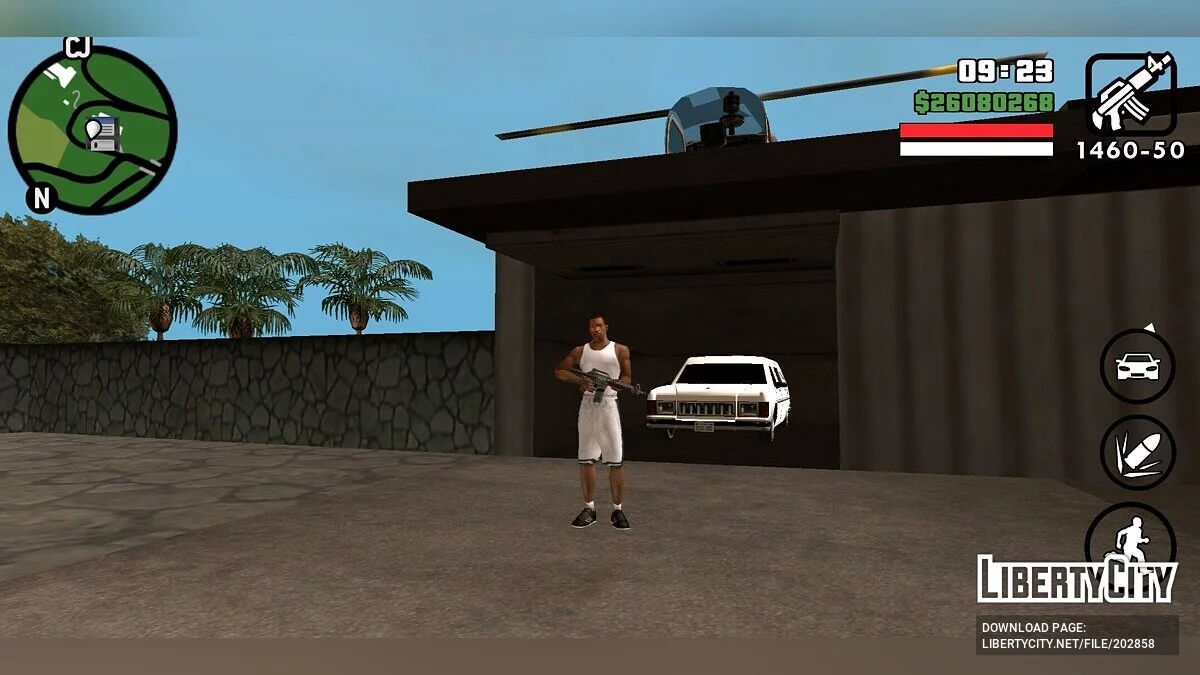 Стартовое сохранение с автомобилями со всевозможной защитой / GTA San Andreas (iOS, Android)