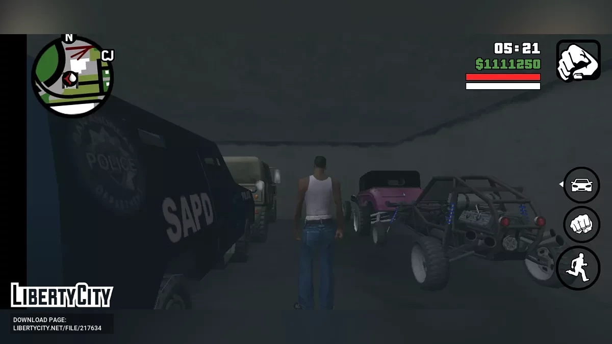 Сохранение для хорошего старта игры / GTA San Andreas (iOS, Android)