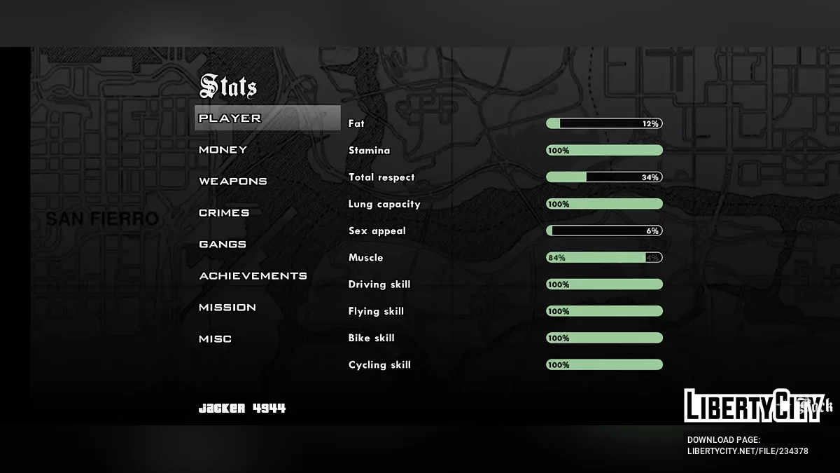 Сохранение игры на 60% / GTA San Andreas (iOS, Android)