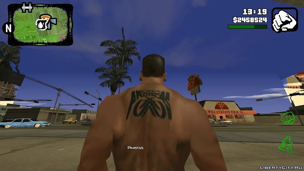 Бета татуировка AndreaS / GTA San Andreas (iOS, Android)