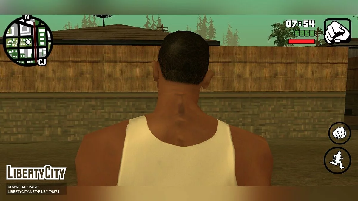 Улучшенные текстуры Сиджея / GTA San Andreas (iOS, Android)