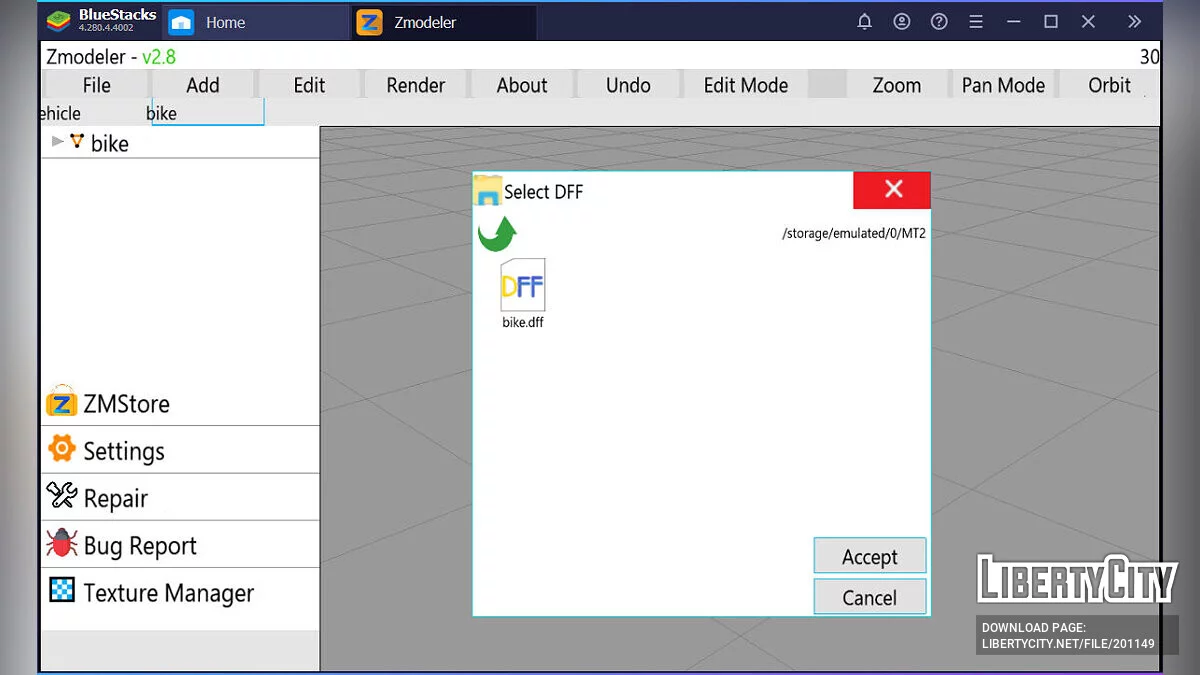ZModeler / GTA San Andreas (iOS, Android)