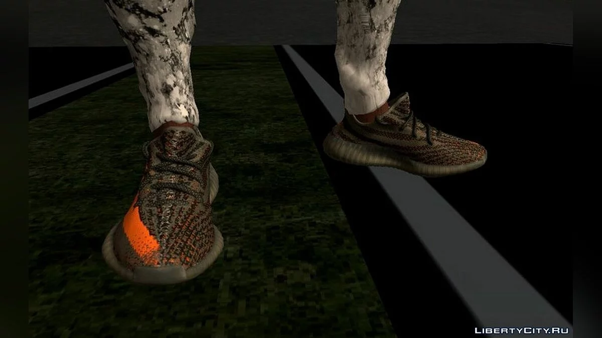 Кроссовки Yeezy Boost 350 / GTA San Andreas (iOS, Android)