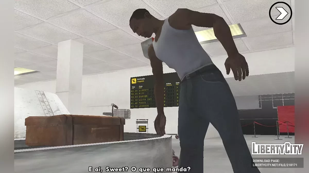 Обновлённые текстуры джинсов для Си-Джея / GTA San Andreas (iOS, Android)