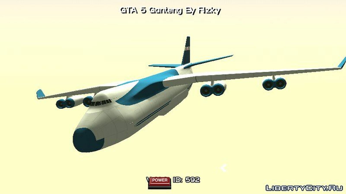 Самолёт из GTA 5 для GTA San Andreas (iOS, Android) - Картинка #2