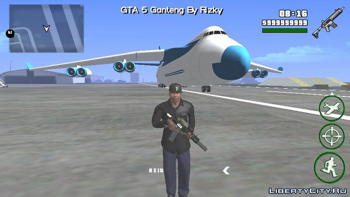 Самолёт из GTA 5 для GTA San Andreas (iOS, Android) - Картинка #1