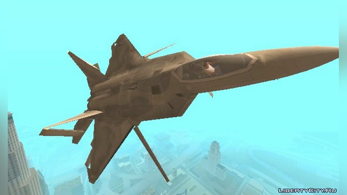 F-22 Raptor Modify для GTA San Andreas (iOS, Android) - Картинка #1