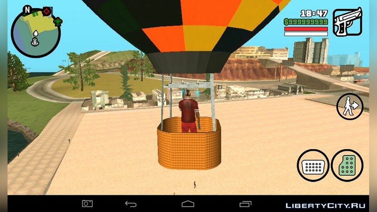 Скачать Hot Air Balloon Mod для GTA San Andreas (iOS, Android)