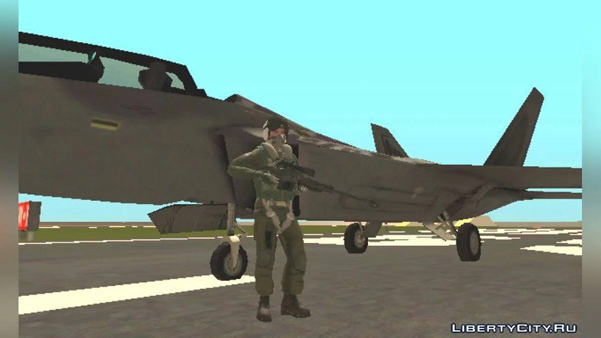 F-22 Raptor Starscream Decepticon / GTA San Andreas (iOS, Android)