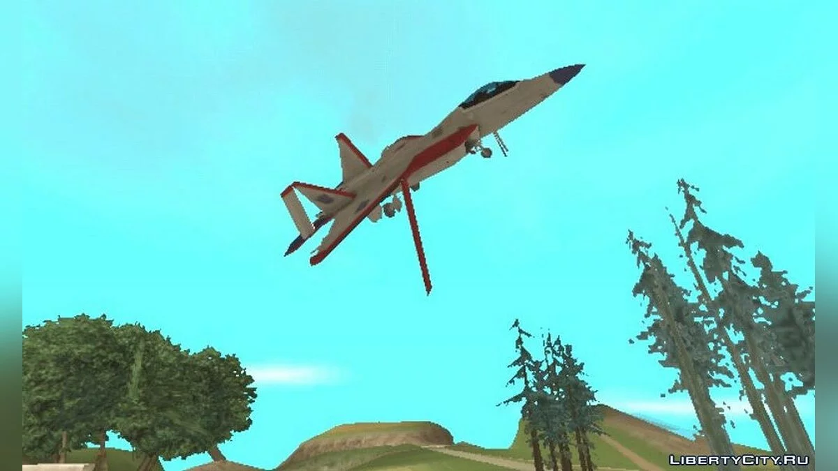 F-22 старый Старскрим / GTA San Andreas (iOS, Android)