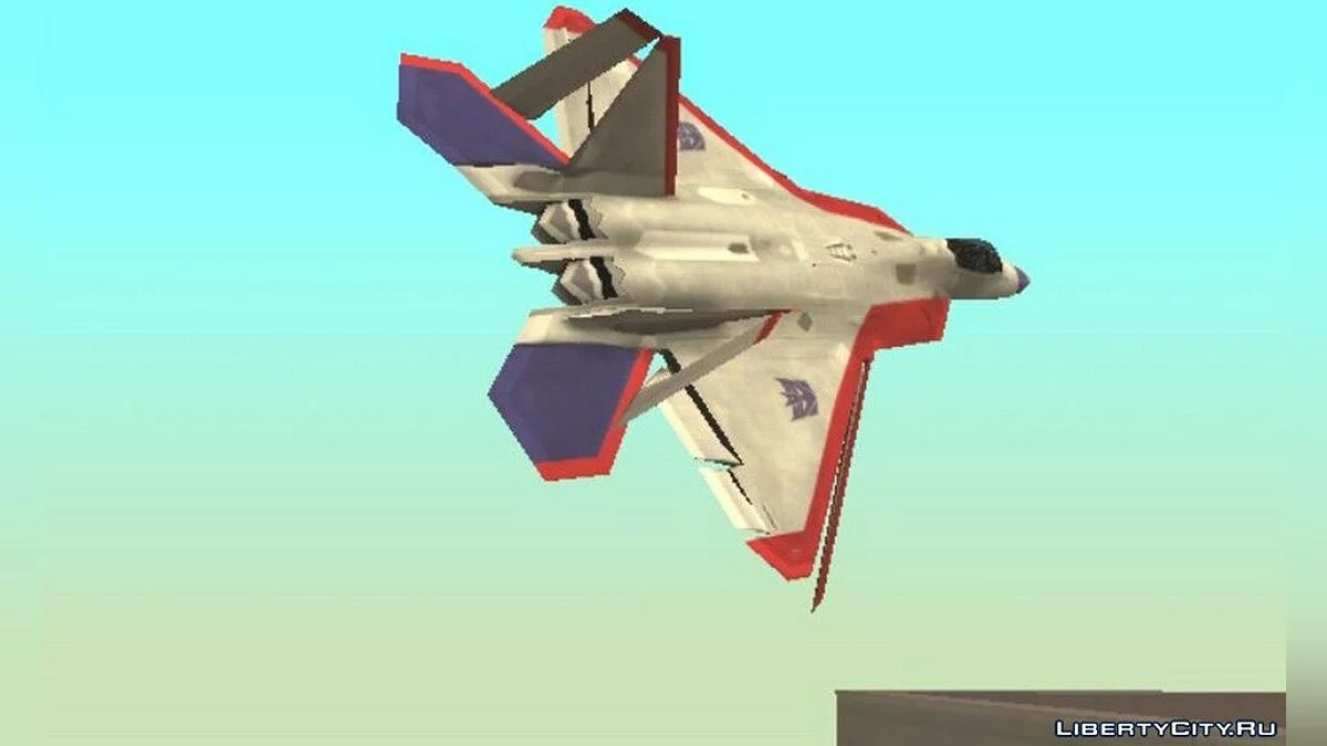 F-22 старый Старскрим / GTA San Andreas (iOS, Android)