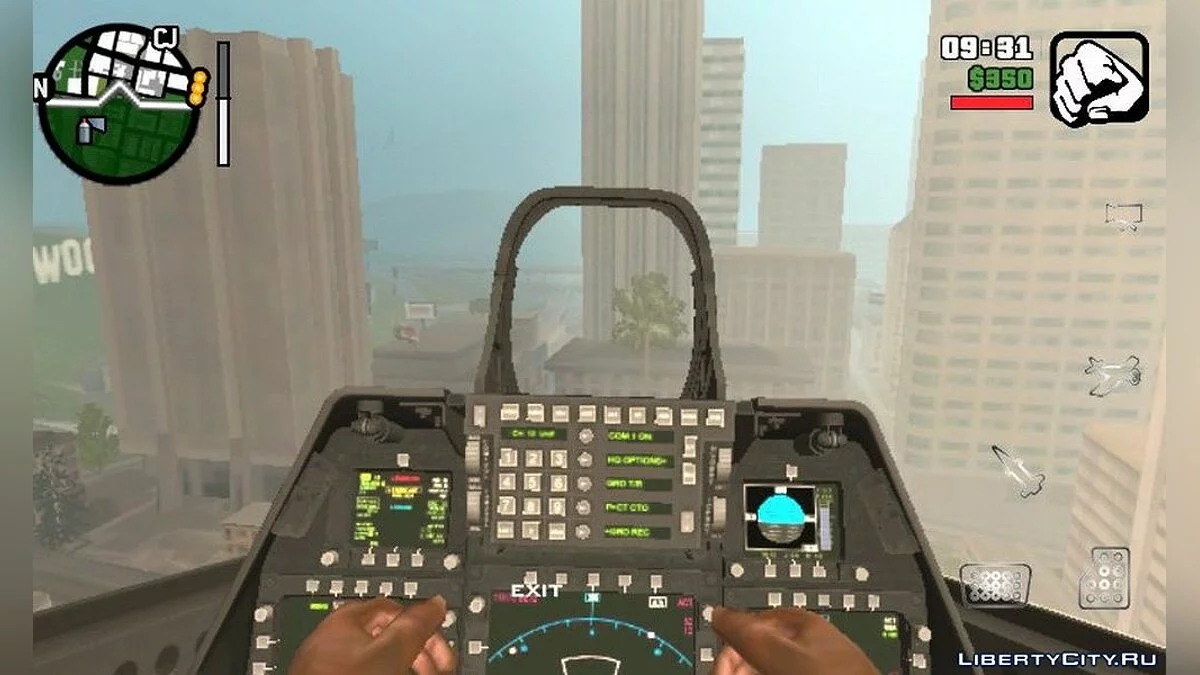 F-22 Raptor Modify / GTA San Andreas (iOS, Android)