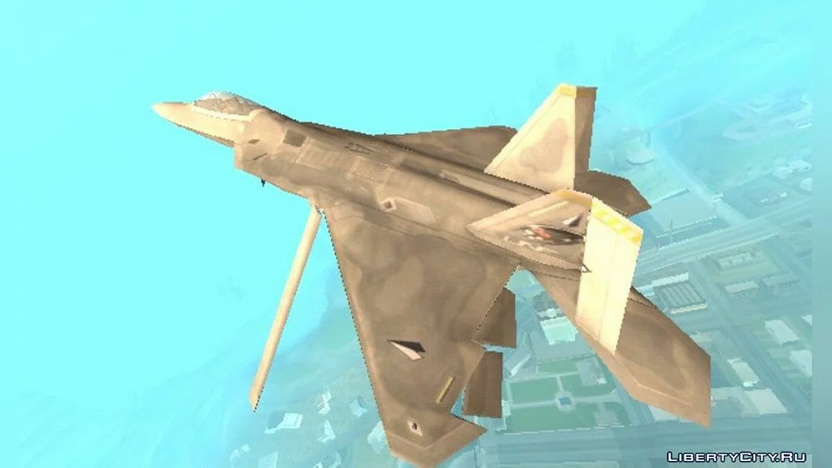F-22 Raptor Modify / GTA San Andreas (iOS, Android)
