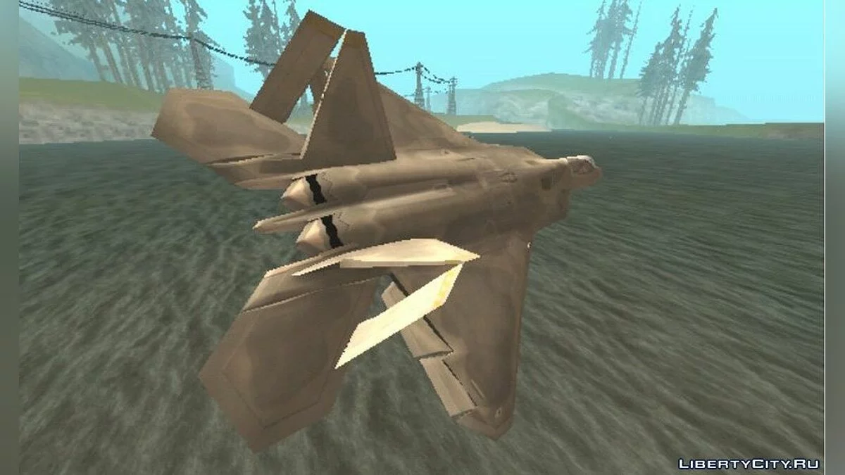 F-22 Raptor Modify / GTA San Andreas (iOS, Android)