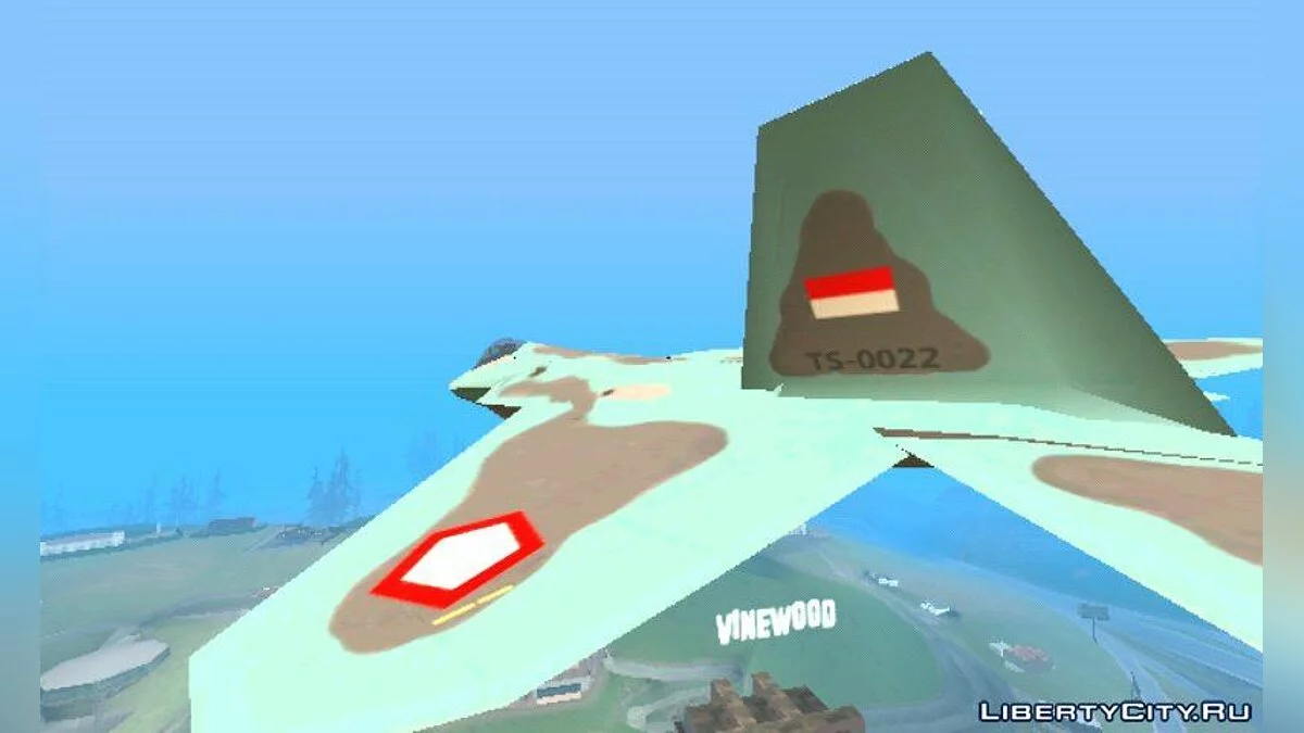 F-22 Raptor TNI AU / ВВС Индонезии / GTA San Andreas (iOS, Android)