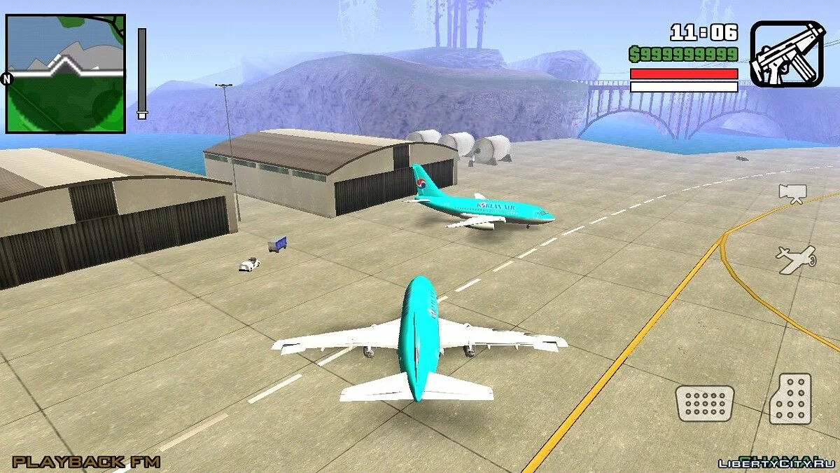 Боинг корейских авиалиний / GTA San Andreas (iOS, Android)