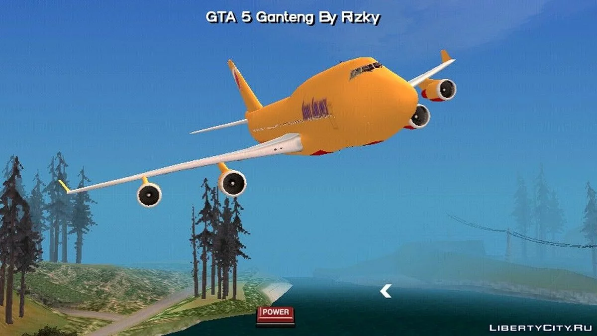 Самолет Боинг с раскраской Adios Airline / GTA San Andreas (iOS, Android)